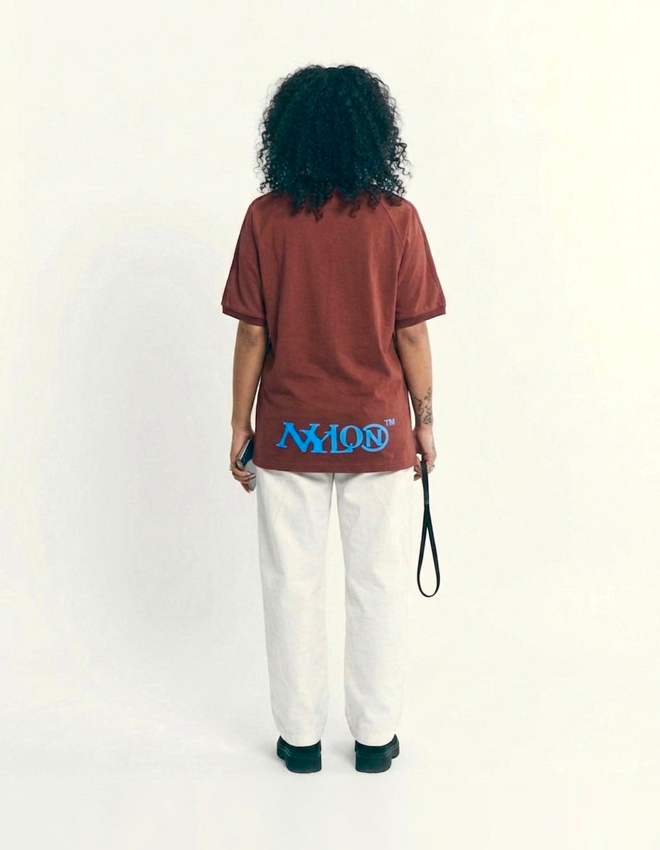 AGP x Nylon “Nasr burgundy tee”