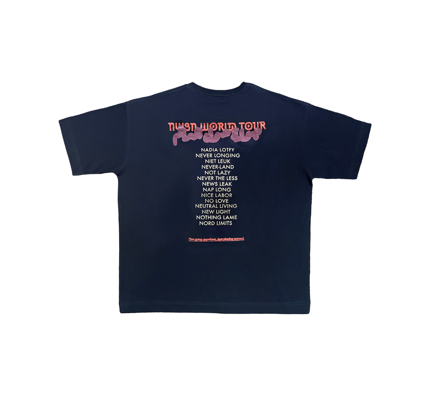 Nylon WT Oversized Dark-blue T-shirt