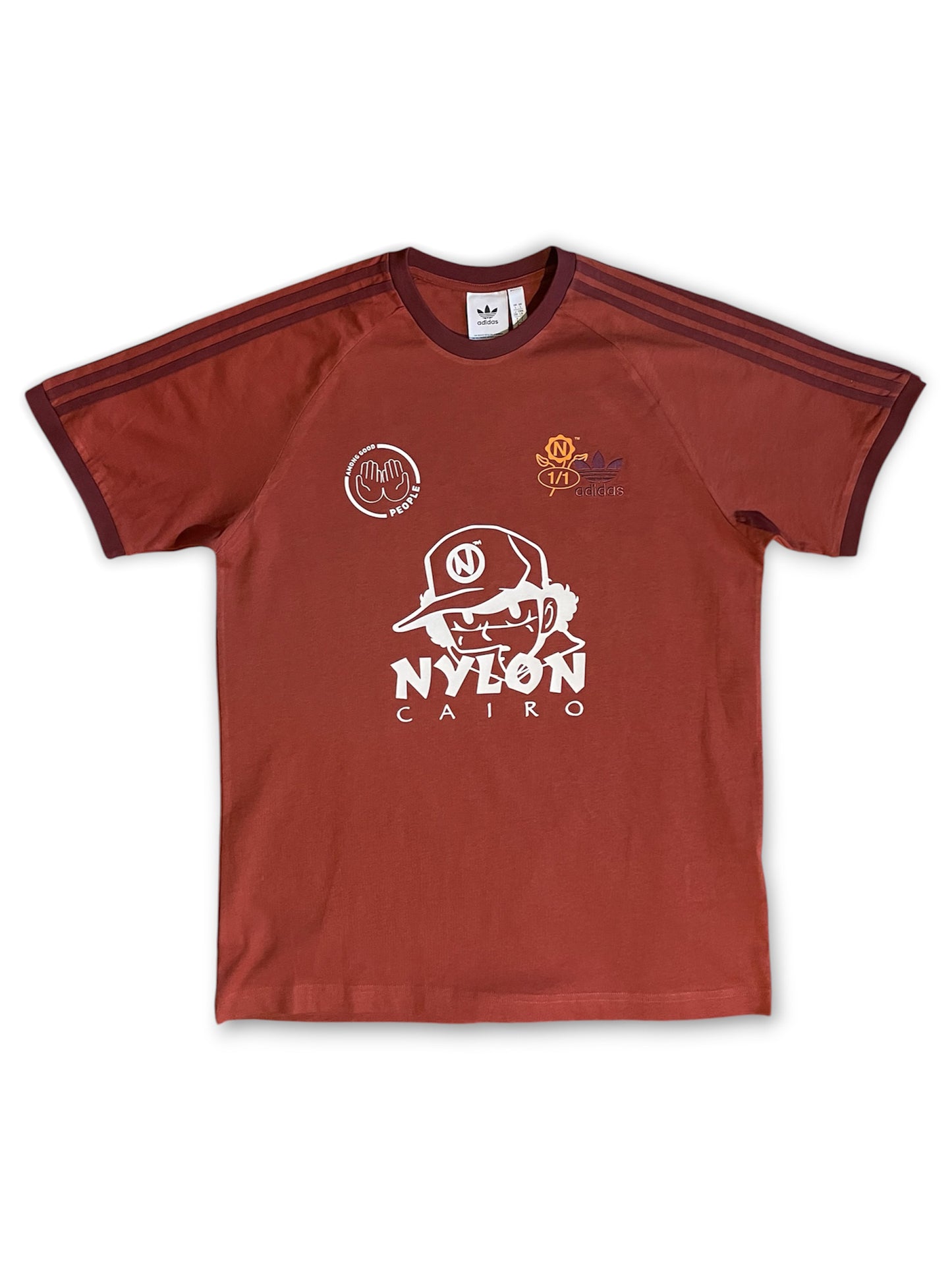 AGP x Nylon “Nasr burgundy tee”
